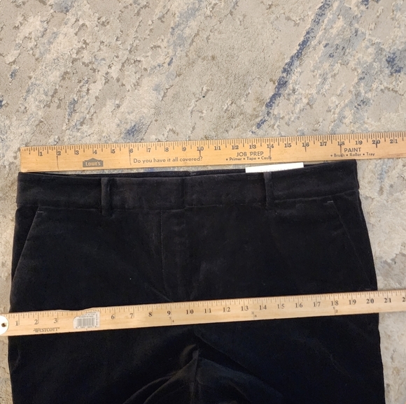 NWT Loft Velvet Black Riviera Slim Pants Womens Size 14 - Picture 8 of 16